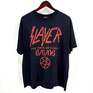 SLAYER I've‎ Made My Choice Limited Fan Club 6/6/06 T-Shirt XL Metal Thrash Y2K